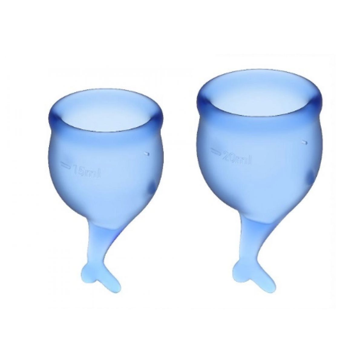 Набор менструальных чаш Satisfyer Feel Secure, синий 