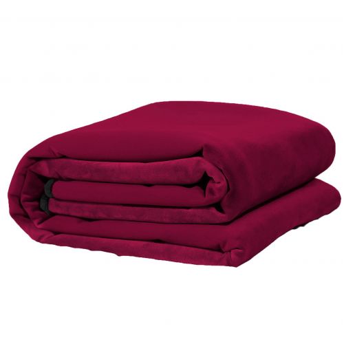 Влагоотталкивающее одеяло из микро-вельвета Liberator Fascinator Throw Travel Size бордовое
