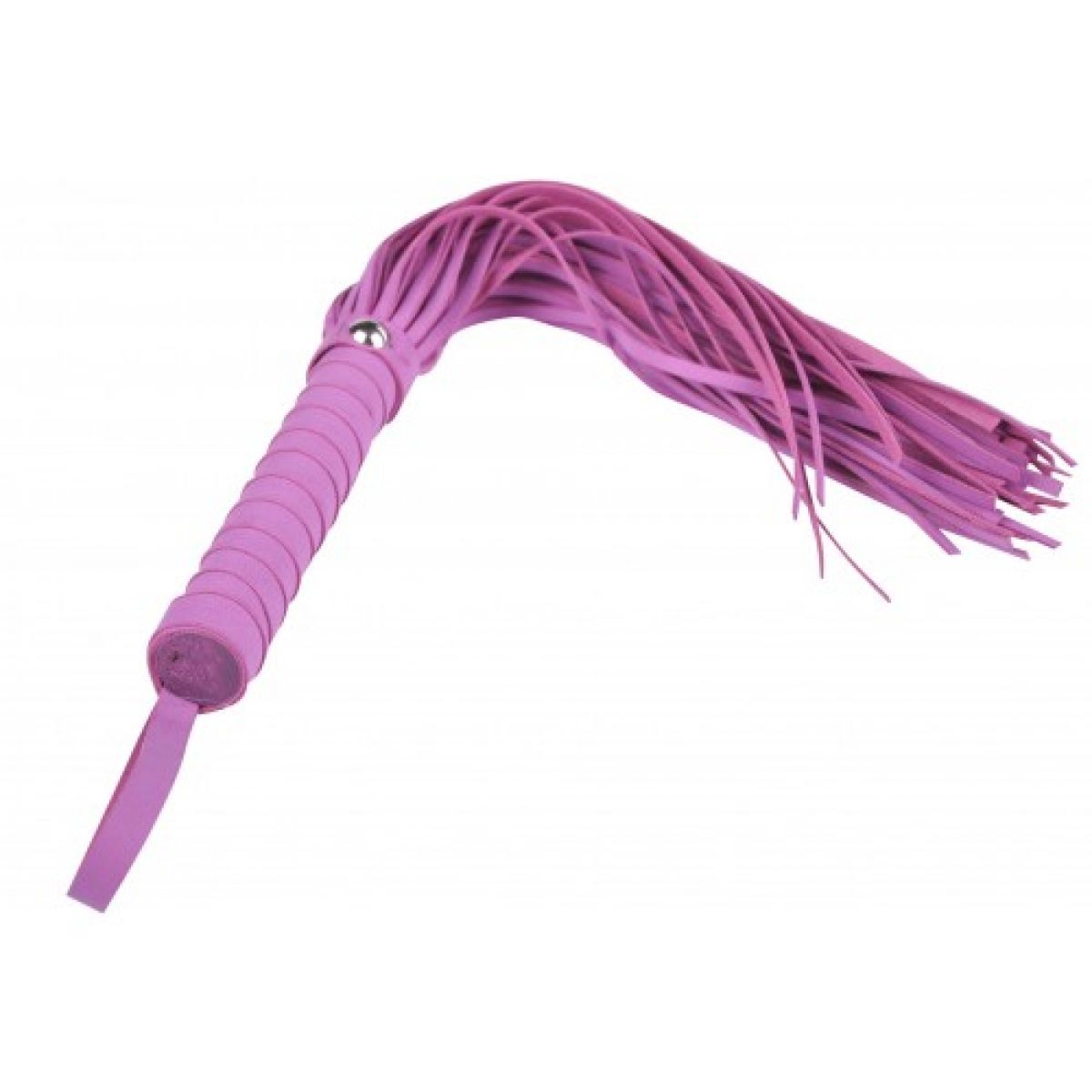 Мягкая плеть-флоггер пурпурного цвета