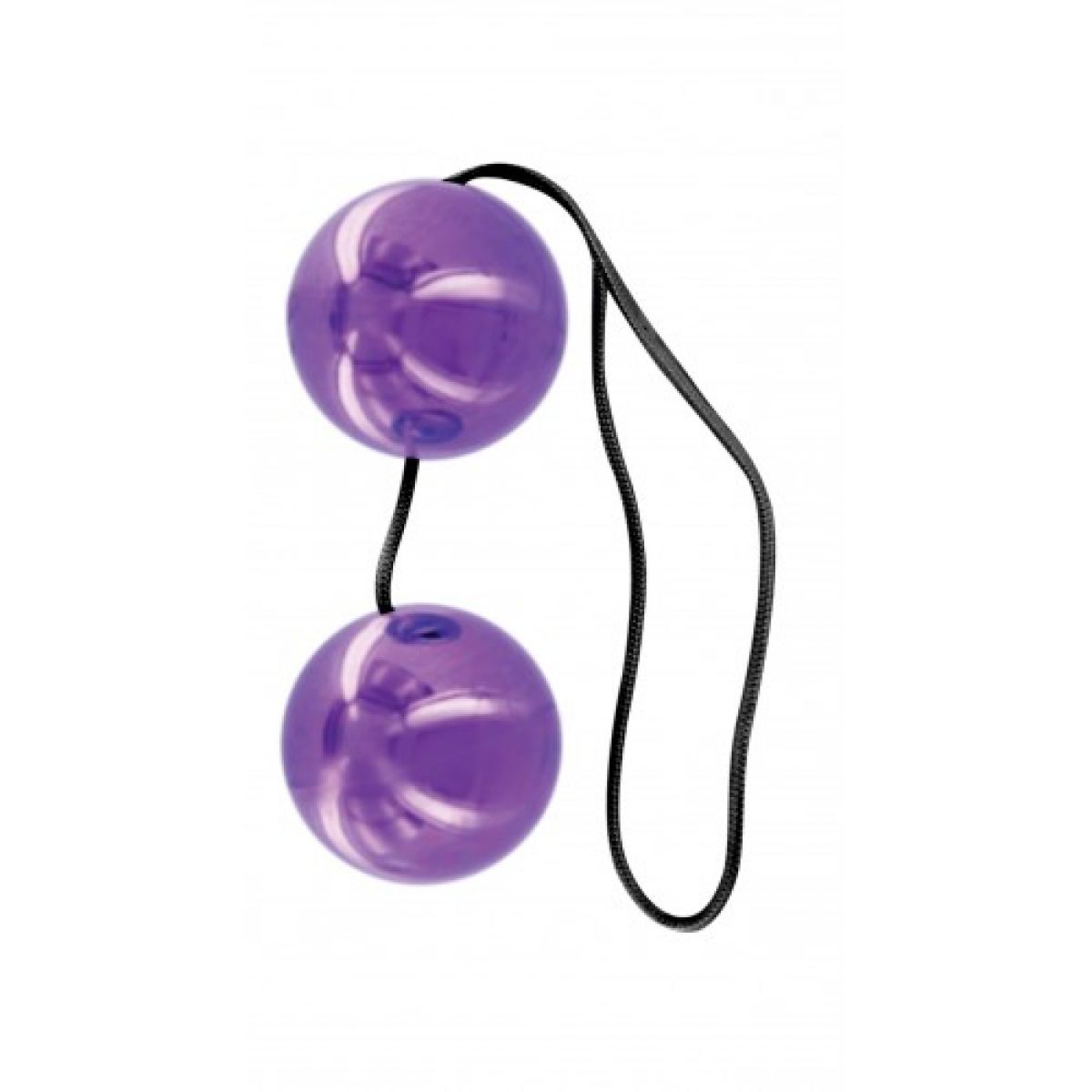 Вагинальные шарики Smartballs Duo с шариком внутри - фиолетовый