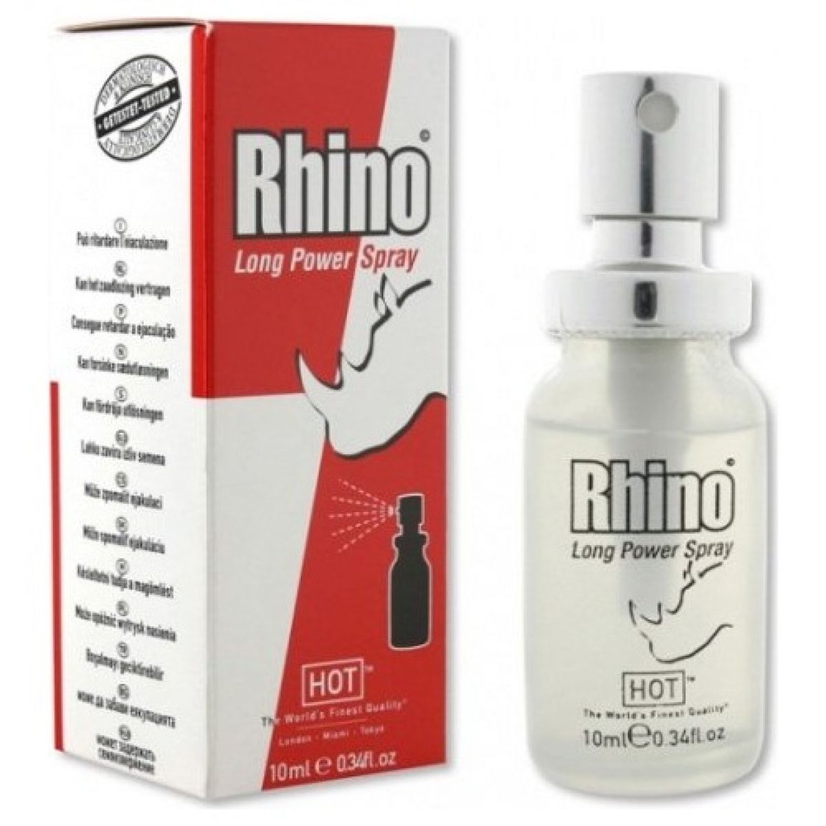 Спрей пролонгатор Rhino для мужчин 10 мл - купить в Минске