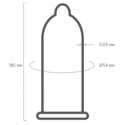 Презервативы ON Super Thin ультратонкие 0,05 мм 1 шт