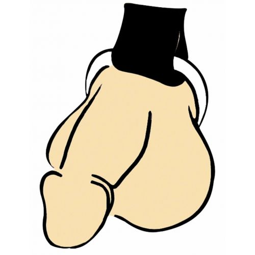 Кожаная мужская сбруя с эрекционным кольцом Zado Fetish