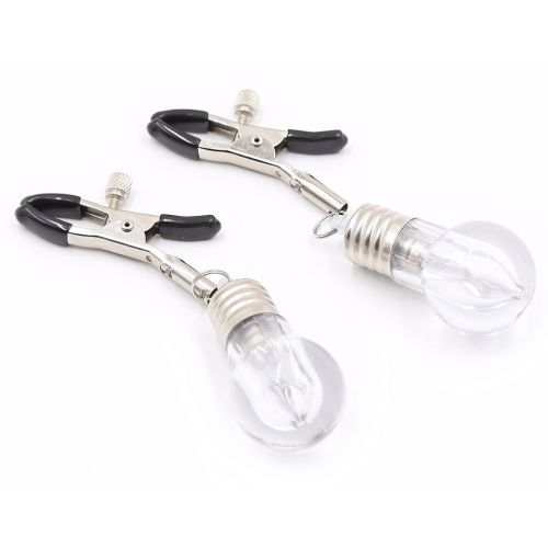 Оригинальные зажимы для сосков с лампочками