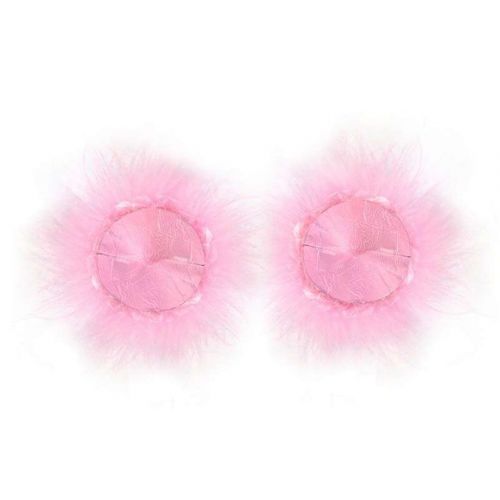 Пушистые пэстисы нежно-розовые