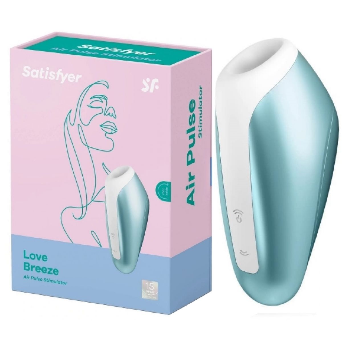Satisfyer Love Breeze вакуум-волновой стимулятор клитора, голубой