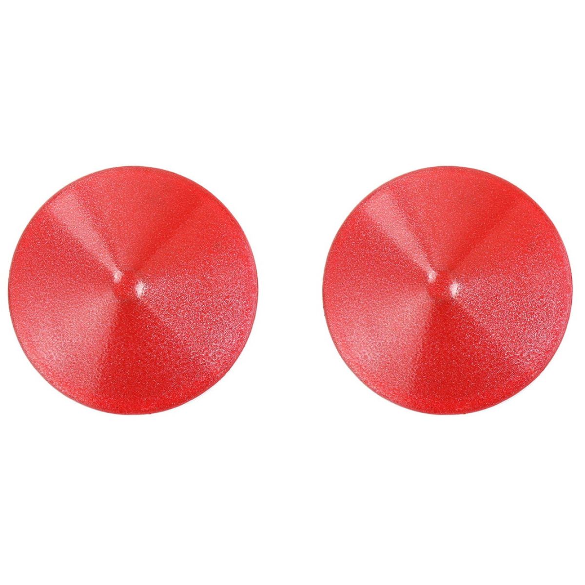Красные металлические круглые пэстисы 