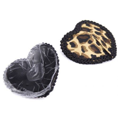 Пэстисы-сердечки с леопардовым принтом