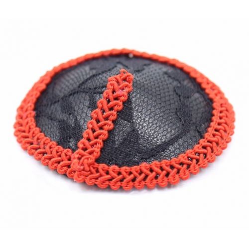 Красно-черные кружевные пэстисы