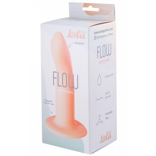 Нереалистичный фаллос на присоске Flow Emotional Flesh 13 см