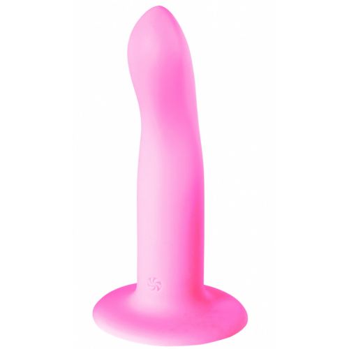 Нереалистичный фаллос на присоске Flow Stray Pink 17 см