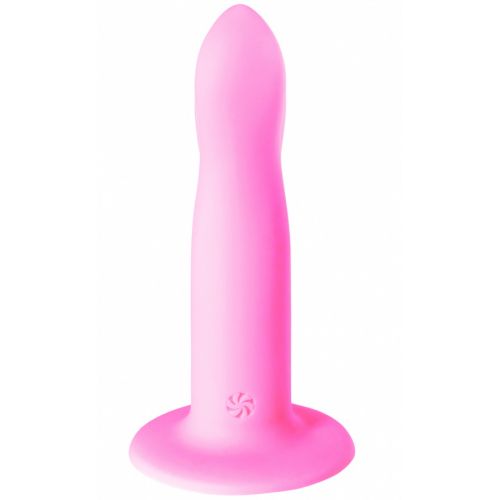 Нереалистичный фаллос на присоске Flow Stray Pink 17 см
