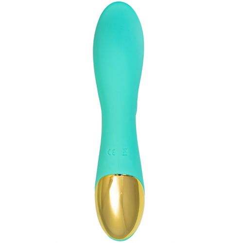 Перезаряжаемый вибратор с клиторальным стимулятором Eromantica Vivian