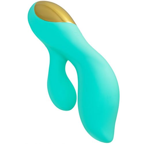 Перезаряжаемый вибратор с клиторальным стимулятором Eromantica Vivian