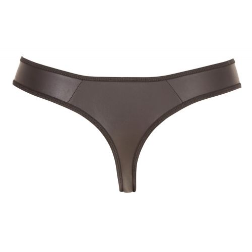 Мужские стринги с прозрачной вставкой XL