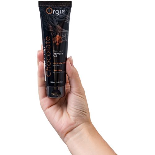 Съедобный интимный гель Orgie Lube Tube с шоколадным вкусом 100 мл