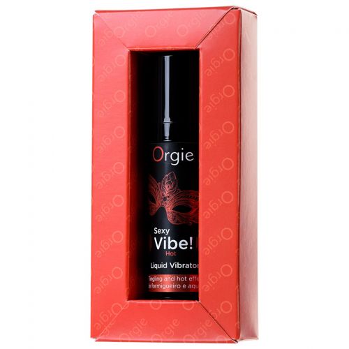 Гель для массажа Orgie Sexy Vibe Hot с разогревающим и вибрирующим эффектом, 15 мл