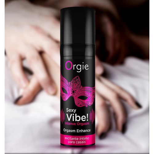 Стимулирующий гель-смазка Orgie Sexy Vibe Intense Orgasm с покалывающим, разогревающим и охлаждающим эффектом 15 мл