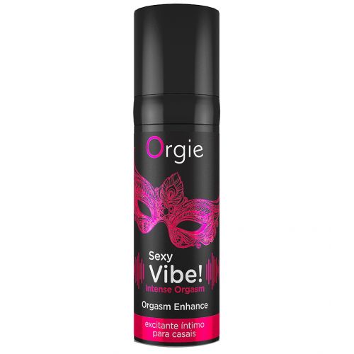 Стимулирующий гель-смазка Orgie Sexy Vibe Intense Orgasm с покалывающим, разогревающим и охлаждающим эффектом 15 мл