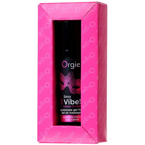 Стимулирующий гель-смазка Orgie Sexy Vibe Intense Orgasm с покалывающим, разогревающим и охлаждающим эффектом 15 мл