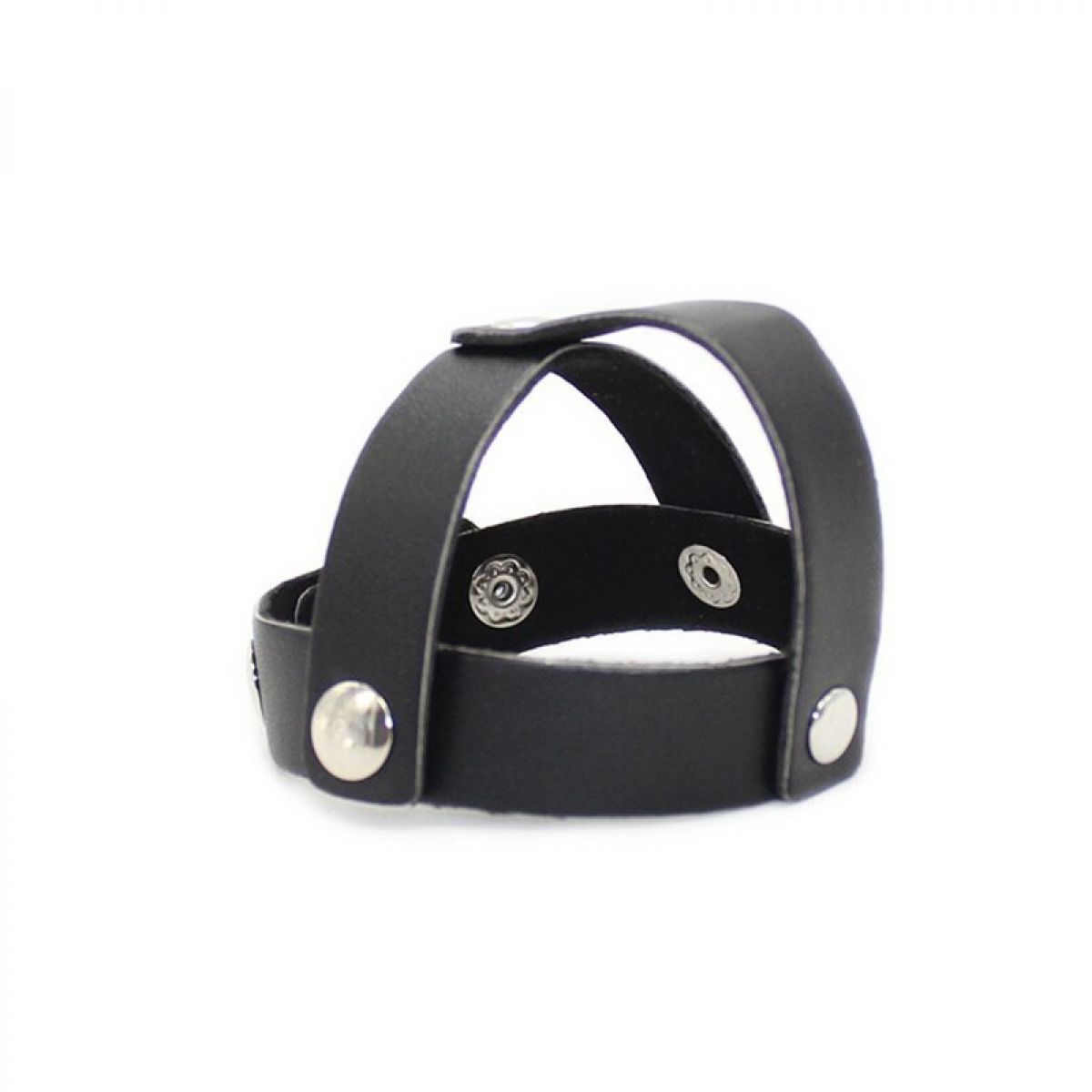 Утяжка для пениса с разделителем мошонки 