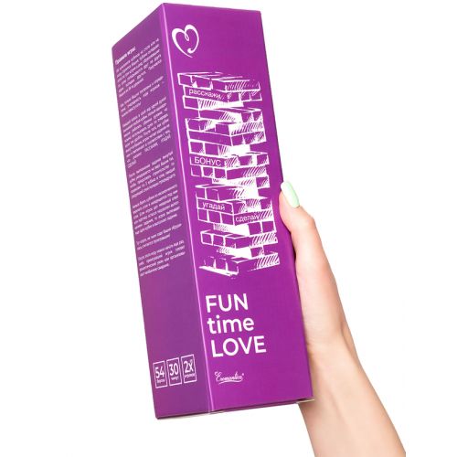 Игра для пар Падающая Башня Fun Time Love Eromantica
