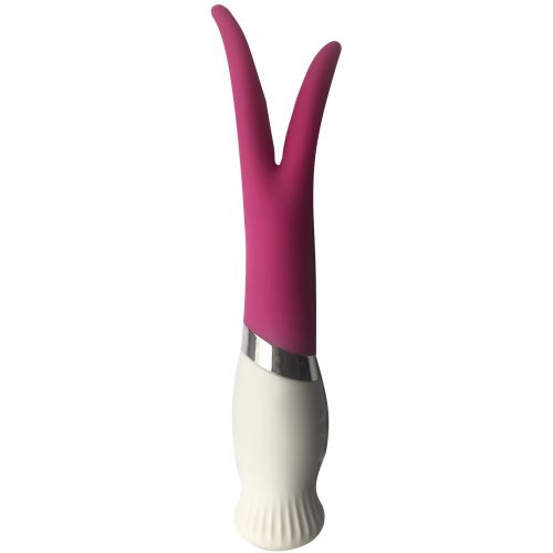 Двойной перезаряжаемый вибратор Mr.Jbo розовый