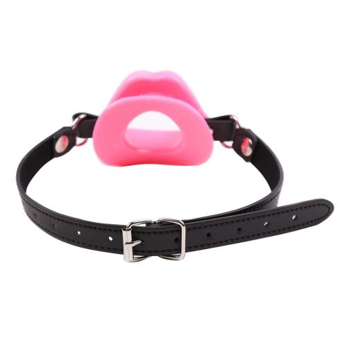 Кляп-губы розового цвета