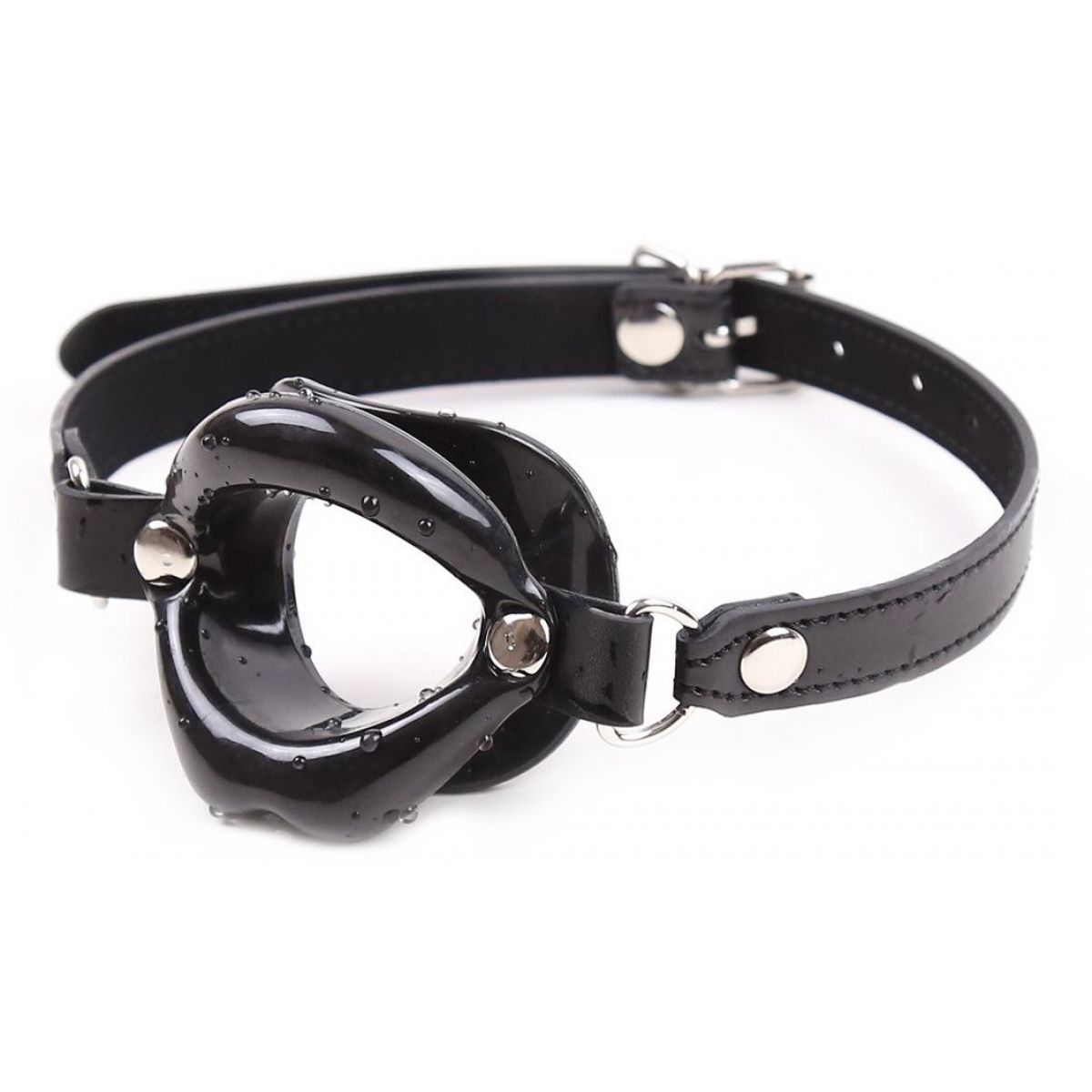 Кляп-губы черного цвета