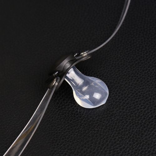 Кляп-соска черного цвета