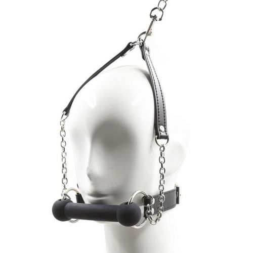 Кляп-трензель с поводком