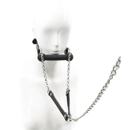 Кляп-трензель с поводком