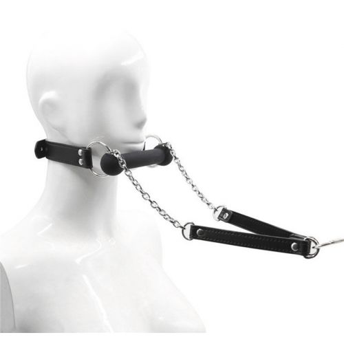 Кляп-трензель с поводком