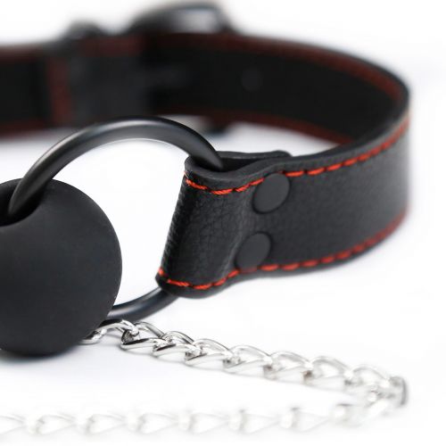 Кляп-трензель с зажимами на соски