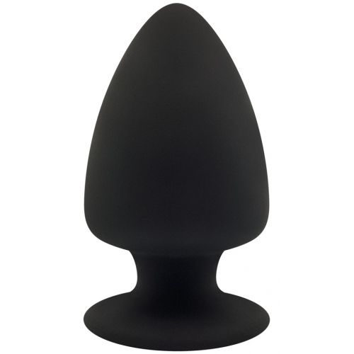 Анальная втулка с эффектом памяти SilexD Premium Silicone Plug S черная