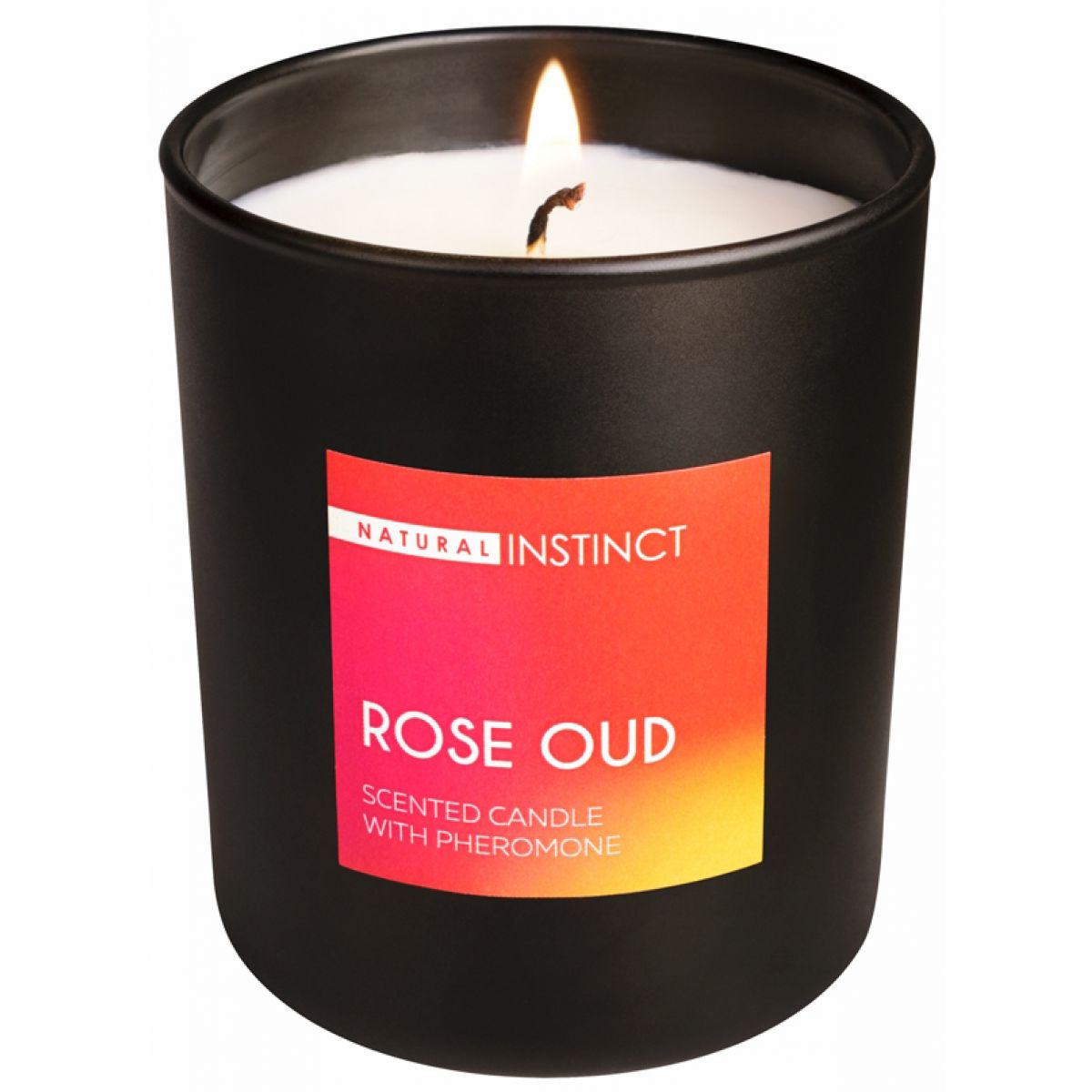 Свеча ароматическая низкотемпературная Natural Instinct Роза и Уд 180 гр