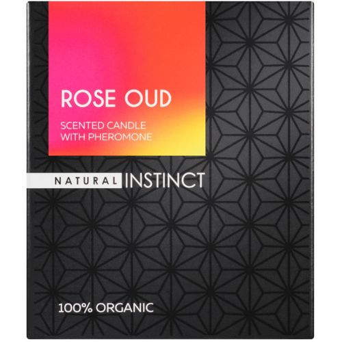 Свеча ароматическая низкотемпературная Natural Instinct Роза и Уд 180 гр