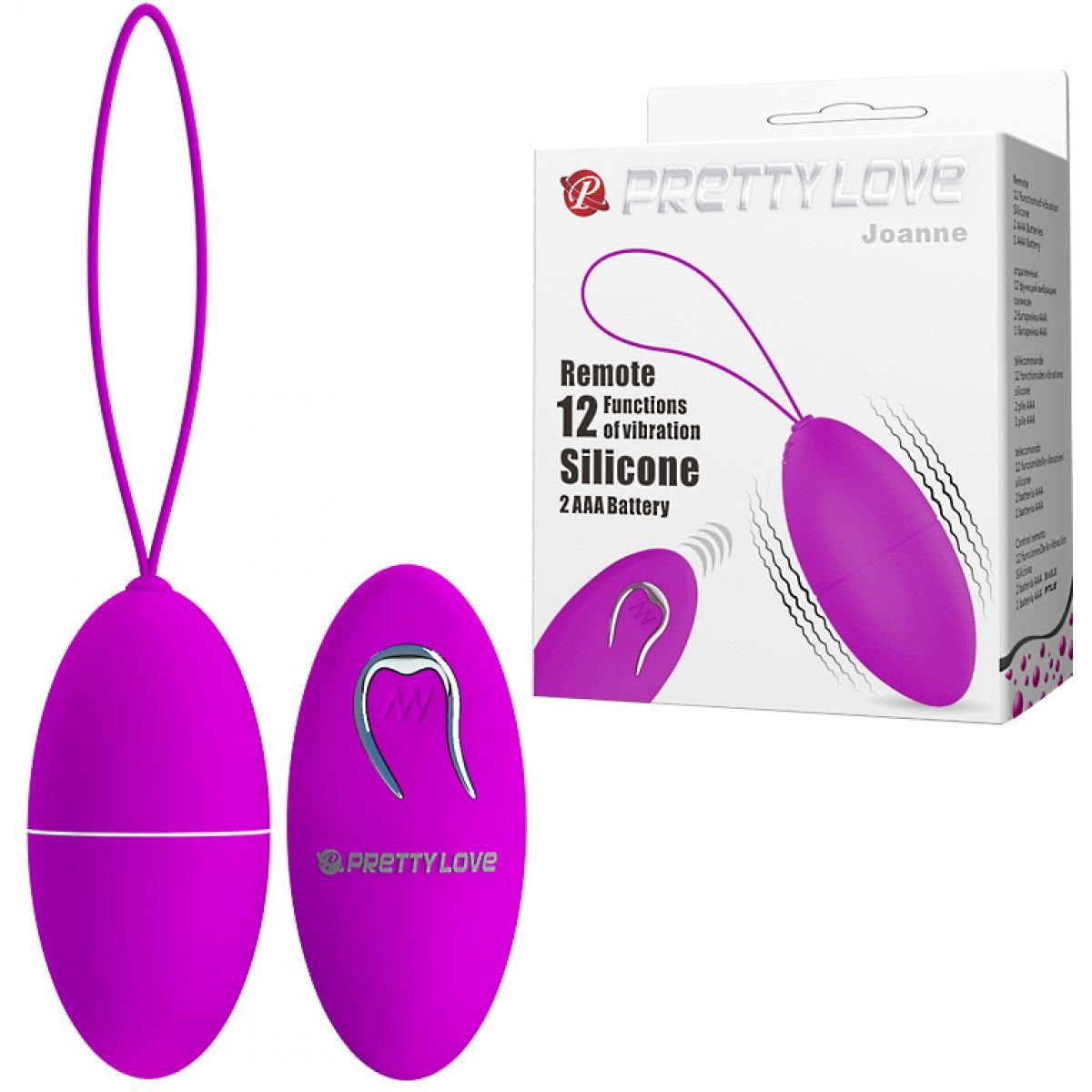 Виброяйцо с беспроводным управлением Pretty Love Joanne