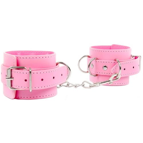 Классические розовые наручники 