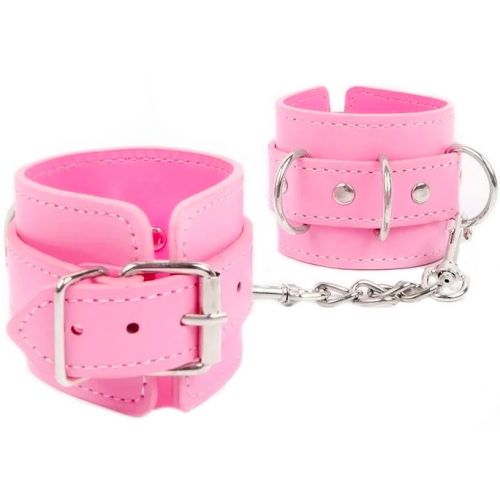 Классические розовые наручники 