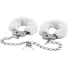 Металлические кандалы с белым мехом