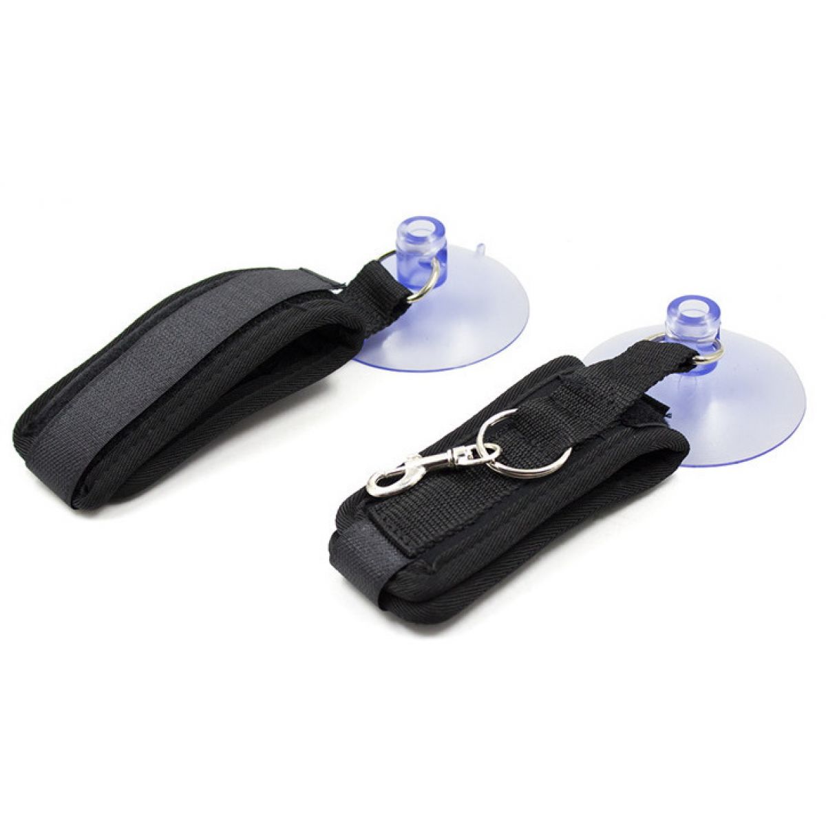 Черные фиксаторы для рук на присосках