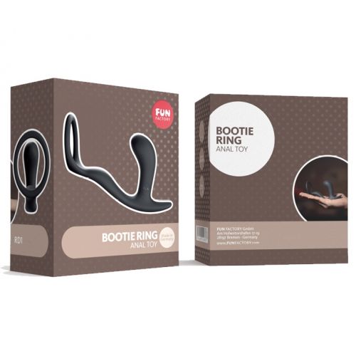 Анальная пробка с эрекционным кольцом Bootie Ring