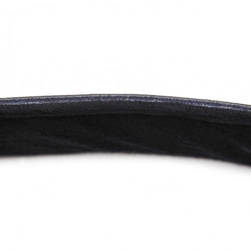 Черный БДСМ ошейник с поводком