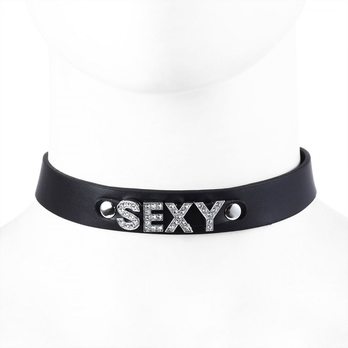 Стильный черный чокер Sexy