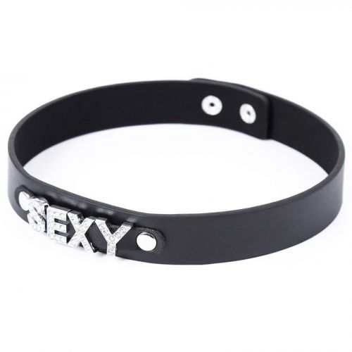 Стильный черный чокер Sexy
