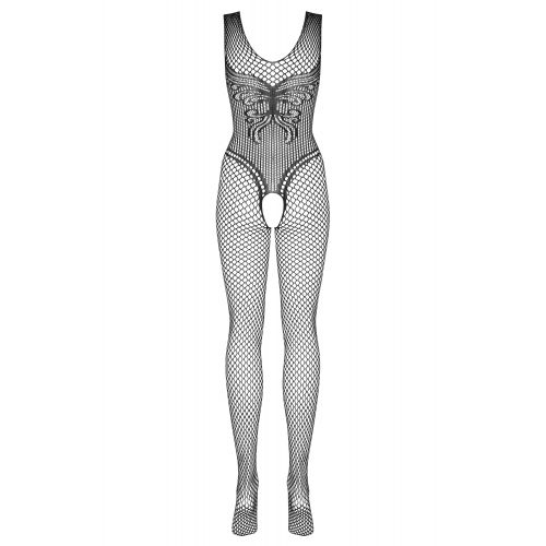 Потрясающий черный кэтсьюит с пикантным доступом S/L