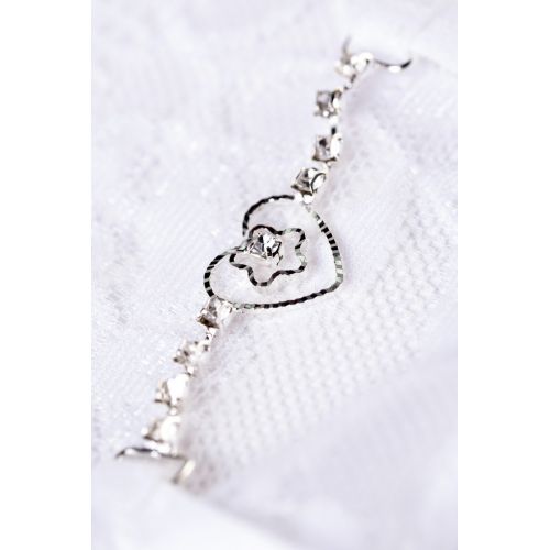 Трусики со стразами Joli Lillian белые OS