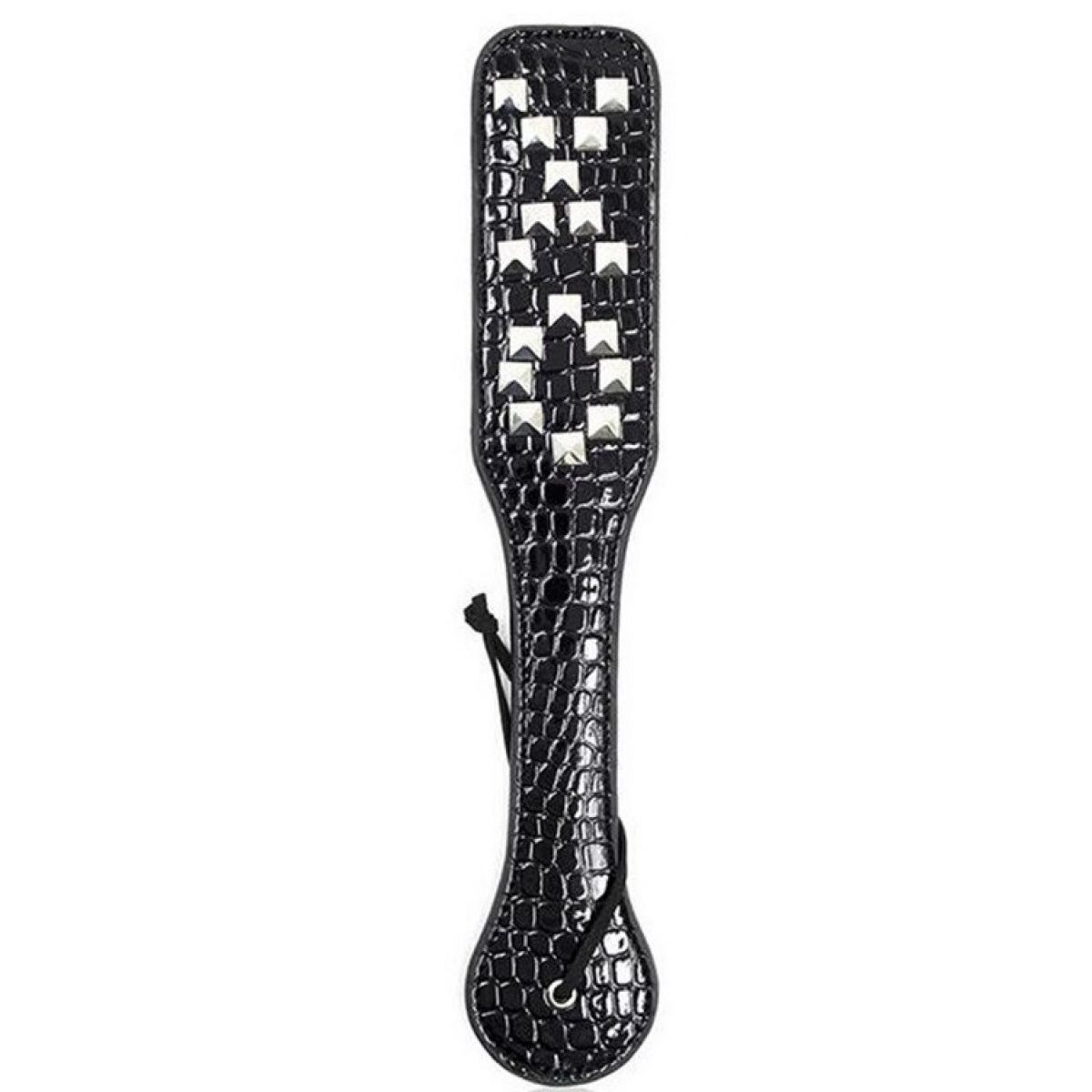 Пэдл-шлепалка черный с заклепками