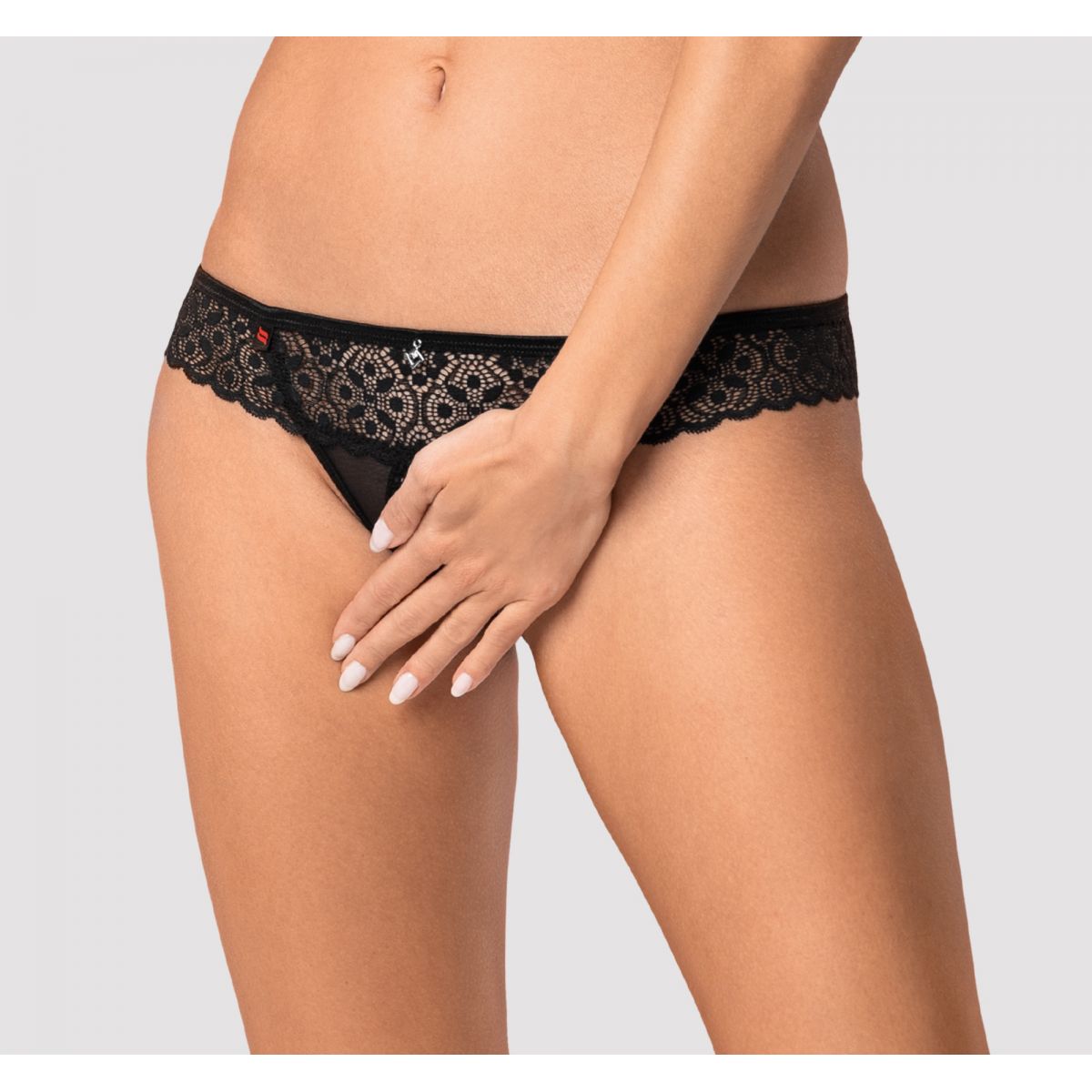 Сексуальные стринги с доступом Shibu Crotchless Thong S/M